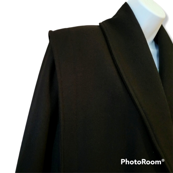 Stephanie Mathews Wool Coat Womens Size M/L 8/10 Fully Lined Wool Peacoat - Picture 8 of 16